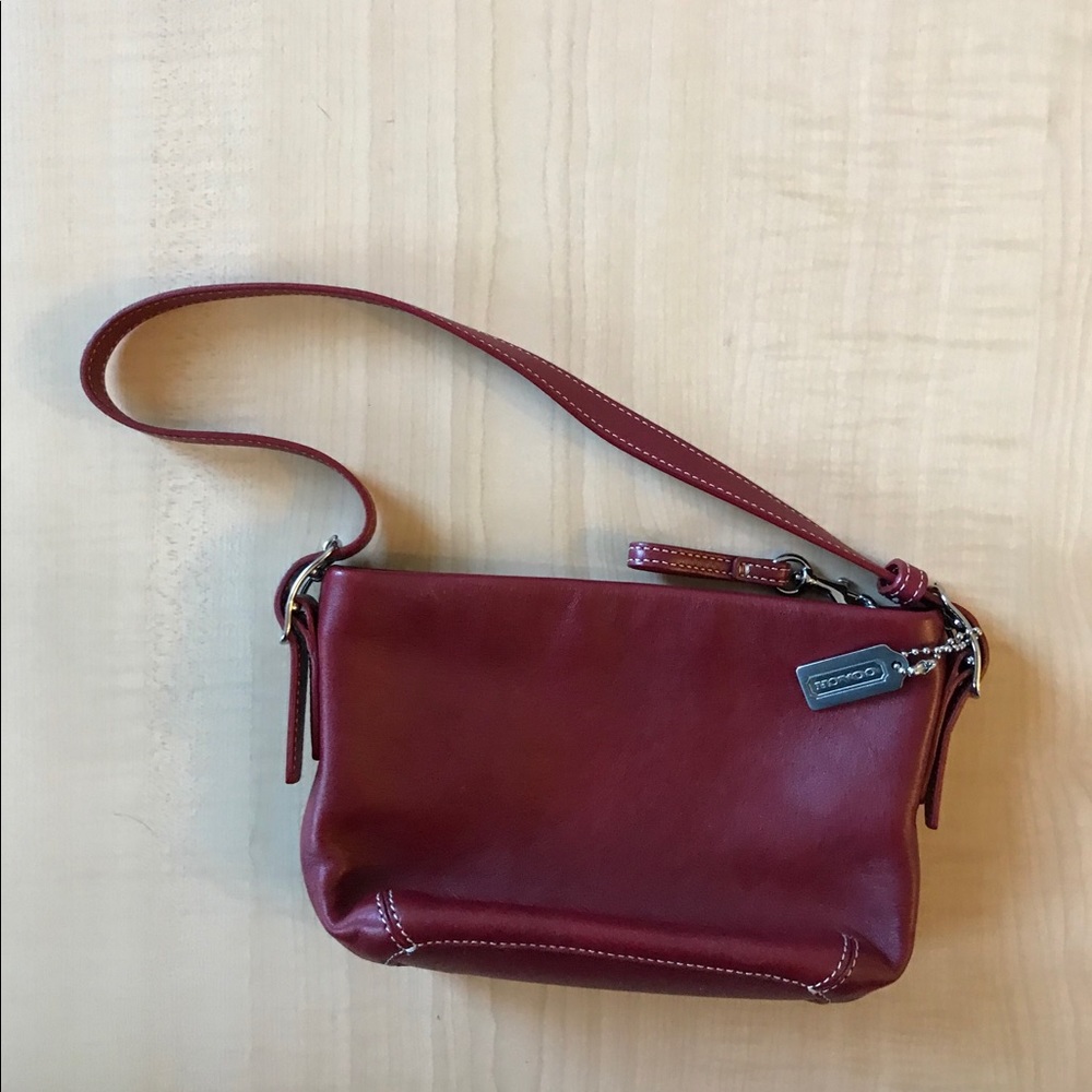 Coach mini shoulder purse very cute.